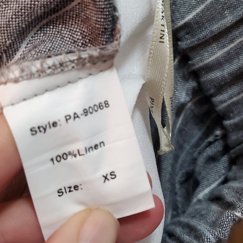 100% linen Pink Martini pant - Picture 6 of 11